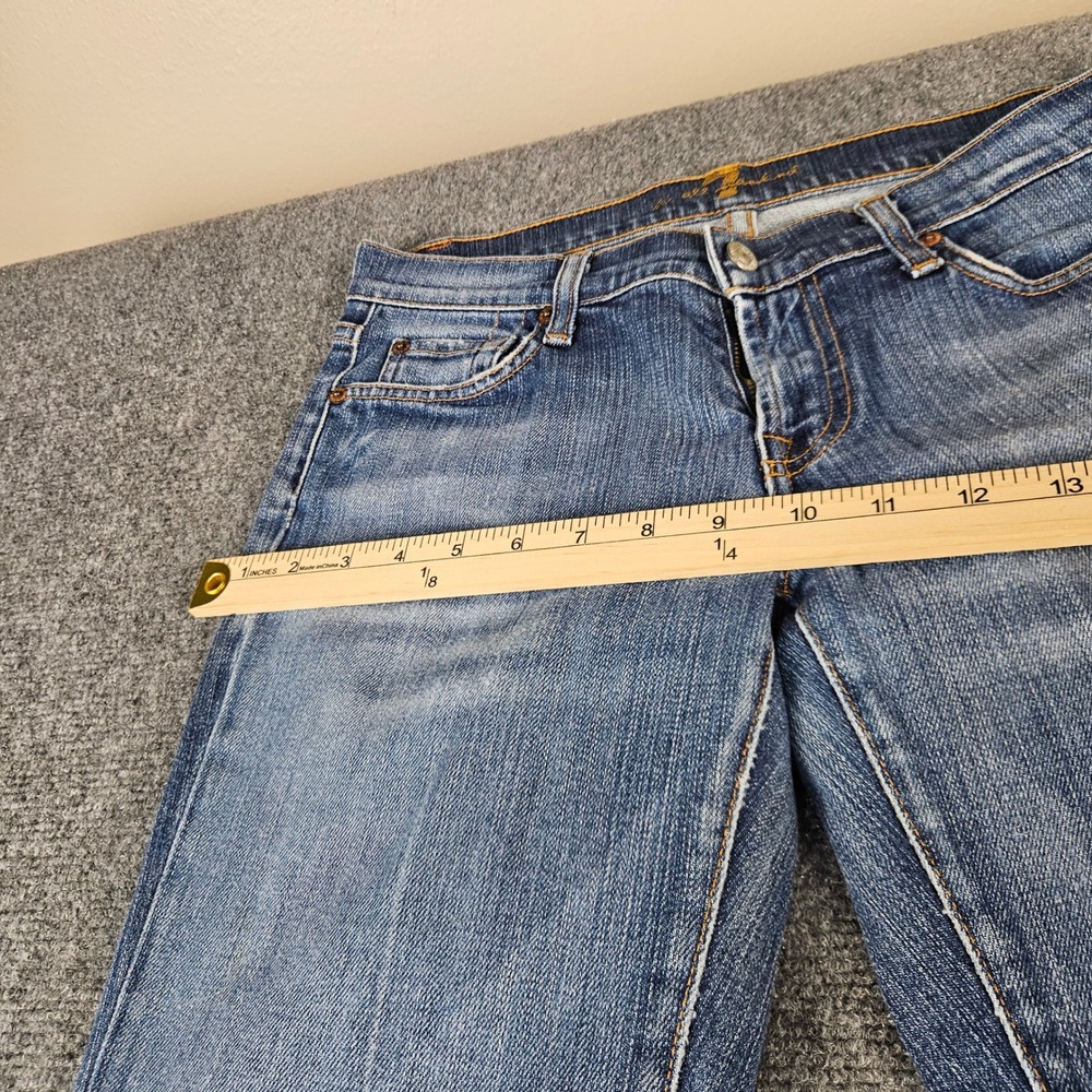 7‎ For All Mankind Bootcut Jeans Blue Wash Denim U075080U-080U Size 29 - Picture 3 of 12